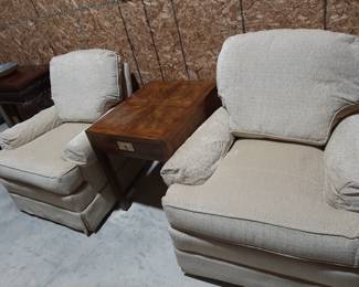 Smith Brothers Chairs
One of two Henredon End Tables