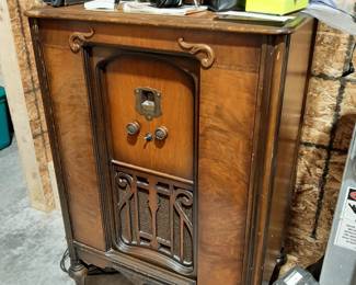 Vintage Radio Cabinet