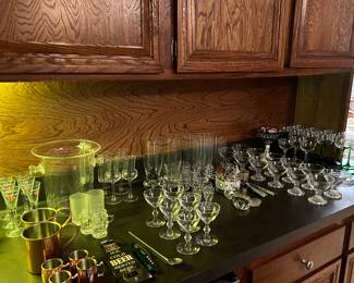 Barware galore. 