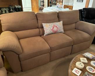 (2) La-Z-Boy wall hugger reclining sofas. Clean, like new. 
