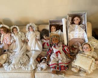 Dolls by Zapf, Gotz & others