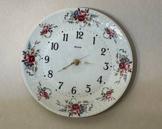 Bulova plate clock