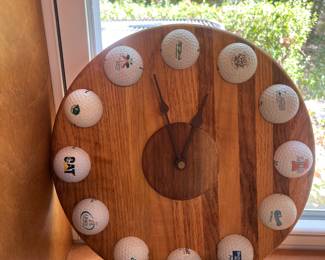 golf ball clock