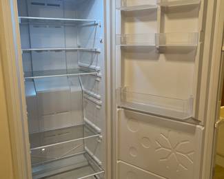 inside of freezer