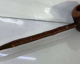 Primitive WOOD Tobacco Pipe (13- inches)