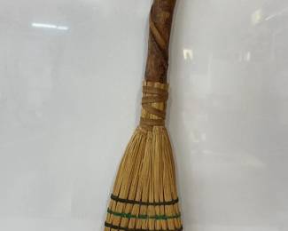 Tree Branch Handle Whisk Broom (32 inches)