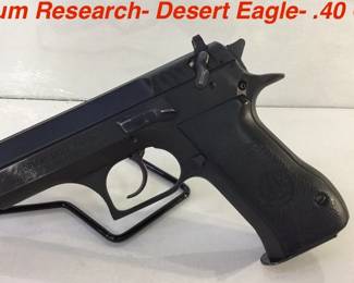 Magnum Research Inc. - DESERT EAGLE- .40 CAL