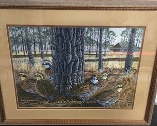 Ronald Goodman -Signed & Numbered- QUAIL Print