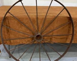 Antique Wagon Wheel (Diameter-39 in.) 
