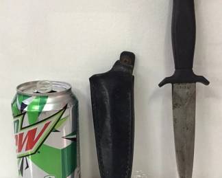 Vintage GERBER MK1 Boot Knife  & Sheath