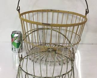 Antique Metal Baskets