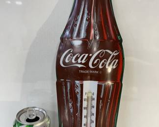 Vintage Metal Coca Cola Thermometer