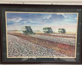 Jack C. DeLoney "Celebrating America's Cotton" Signed  & Numbered