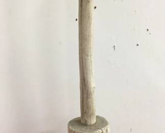 Primitive 34 inch  Wood Peg Mallet