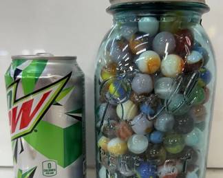 Jar of Collectible Marbles (Includes Uranium)