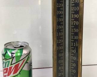 Antique Brass Boiler Thermometer