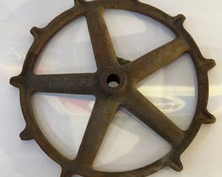 Antique Cast Farm Implement Sprocket