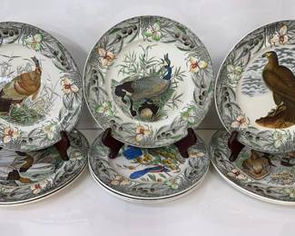 (10) Collectible ADAMS England "Birds of America" Plates