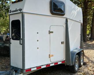 Brenderup 2 horse trailer    Can be pulled with an SUV