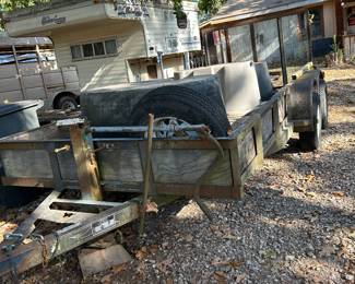 16 ft flat bed trailer with lift