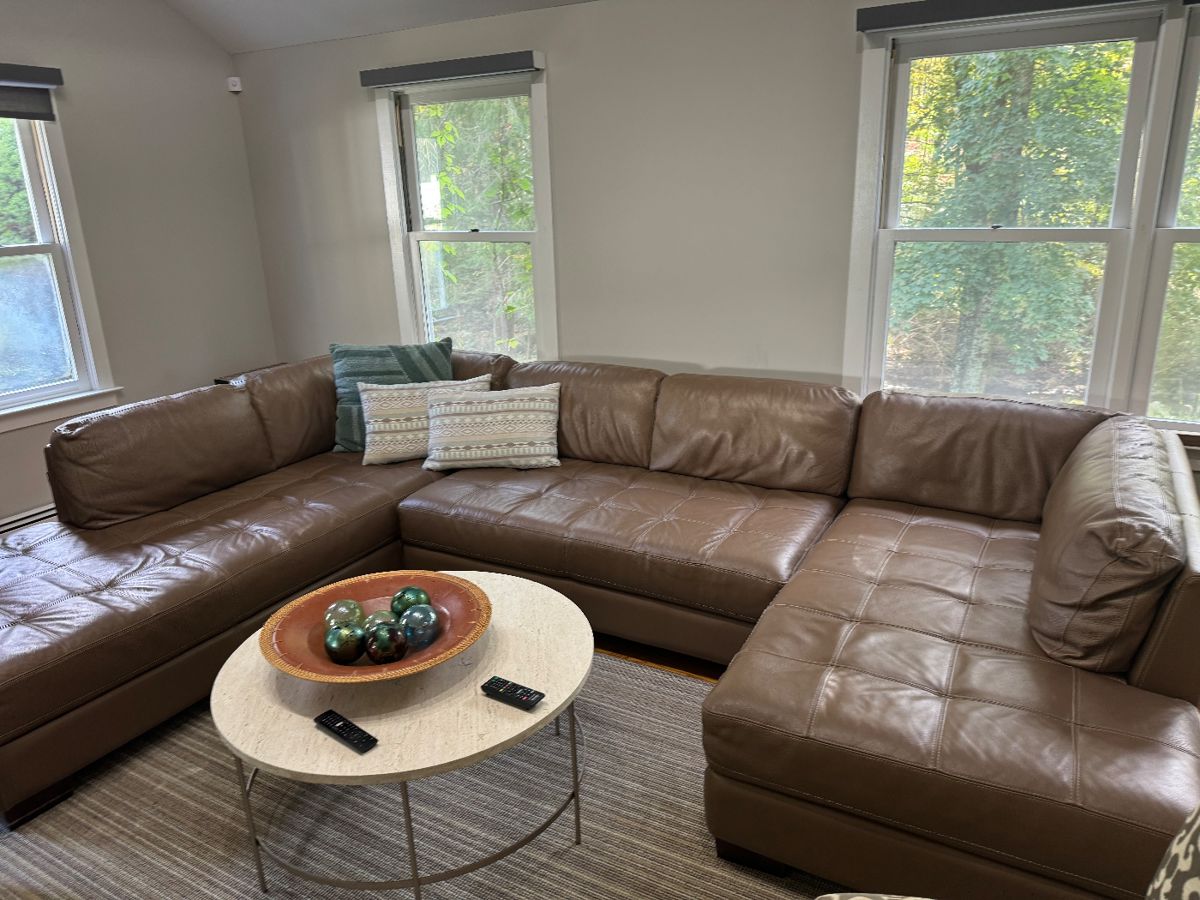 From Bloomingdales and they are still selling it for over $7000
Measurements. 139”L x 95’ w x 32 h
Asking $1500.   Come grab it. 