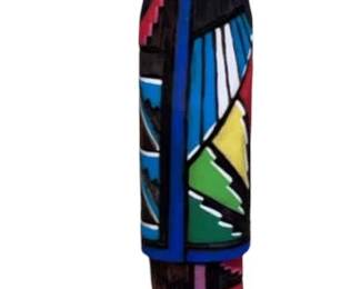 Native American Made * Certificate Of Authenticity On Bottom * Artist Arnoldson Woodman Navajo
