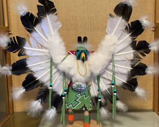 Dancing Eagle Native American Handmade Doll
