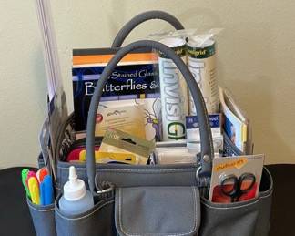 New Carry Case Full of New Crafting Supplies * See Pics
