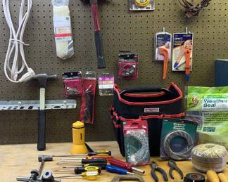 Craftsman Tool Bag with Hammers, Screwdrivers, New Product, Files, Pliers, Allen Wrench
