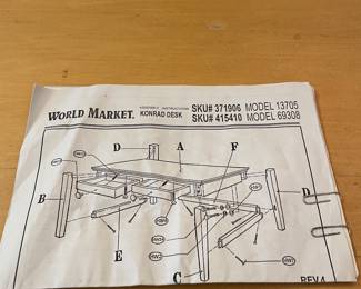 Konrad Desk drafting table.