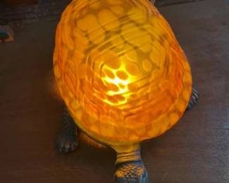Turtle lamp.