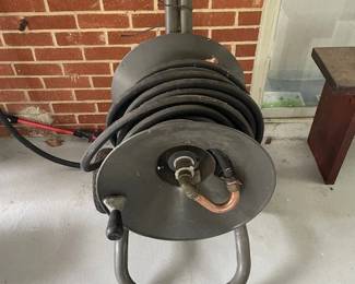 Hose reel.