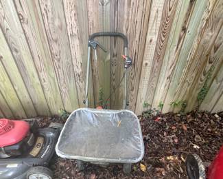 Fertilizer spreader.