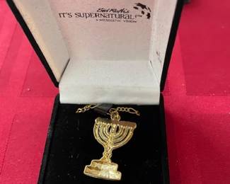 Menorah pendant from It’s Supernatural.