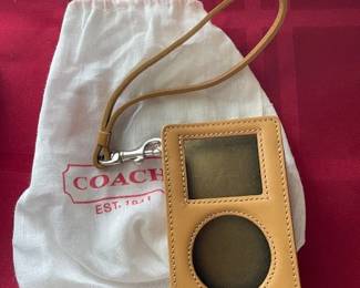 Coach hanging clutch (with bag),