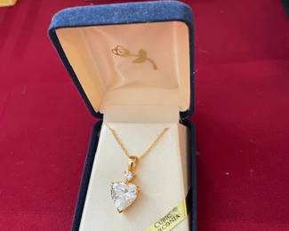 Cubic Zirconia necklace.