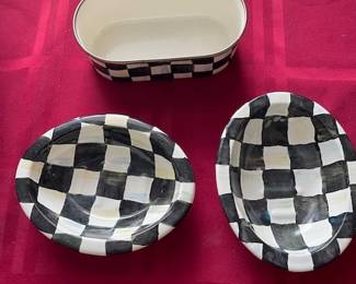 Mackenzie Childs bowls.