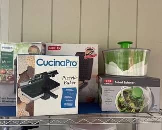 More kitchen appliances.