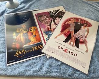 Movie posters.
