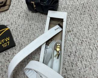 Military uniforms, accessories and badges.