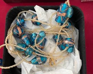 Beaded necklace.