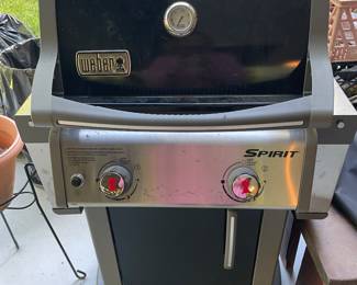 Weber Spirit gas grill.