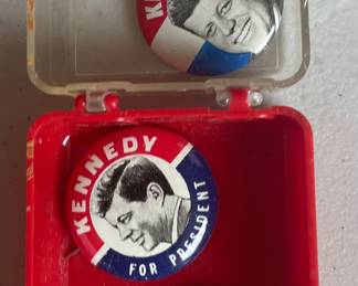 Kennedy/Johnson pins.