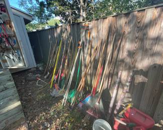 Rakes, shovels, etc.