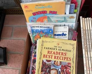 Cook books.