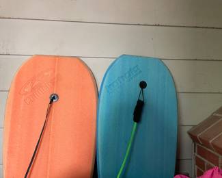 Boogie boards.