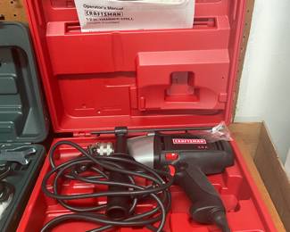 Craftsman 1/2 HP hammer drill.