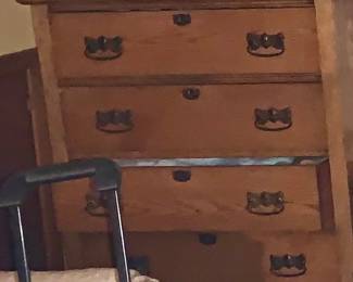 Tall dresser, solid wood /craftsman style 