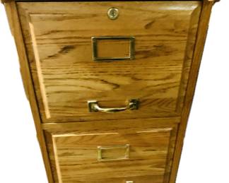 Oak file cabinet and also some metal ones will be at sale too 