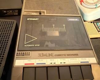 Stewart Slimline cassette recorder